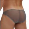 MenSexyWear Slip Pailleté Minicut Gris